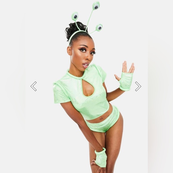 Dolls Kill Other - Dolls Kill Trickz N' Treatz After Hours Alien Halloween Costume